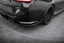 BMW M3 Sedan / Touring G80 / G81 2021+ Bakre Sidoextensions V.6 CSL Look (För Bakre Diffuser v.1) Maxton Design